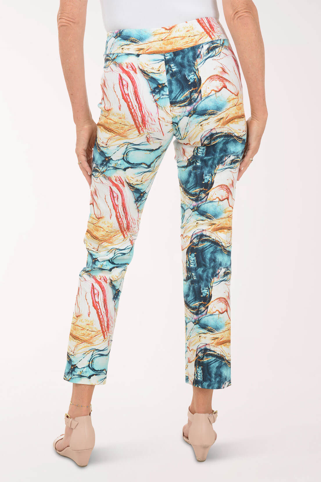 Aqua Splash Pull-On Ankle Pant