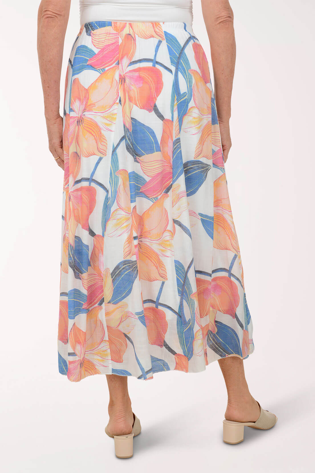 Lily Floral Maxi Skirt
