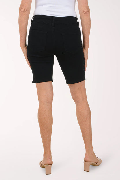 Double Button Twill Bermuda Short