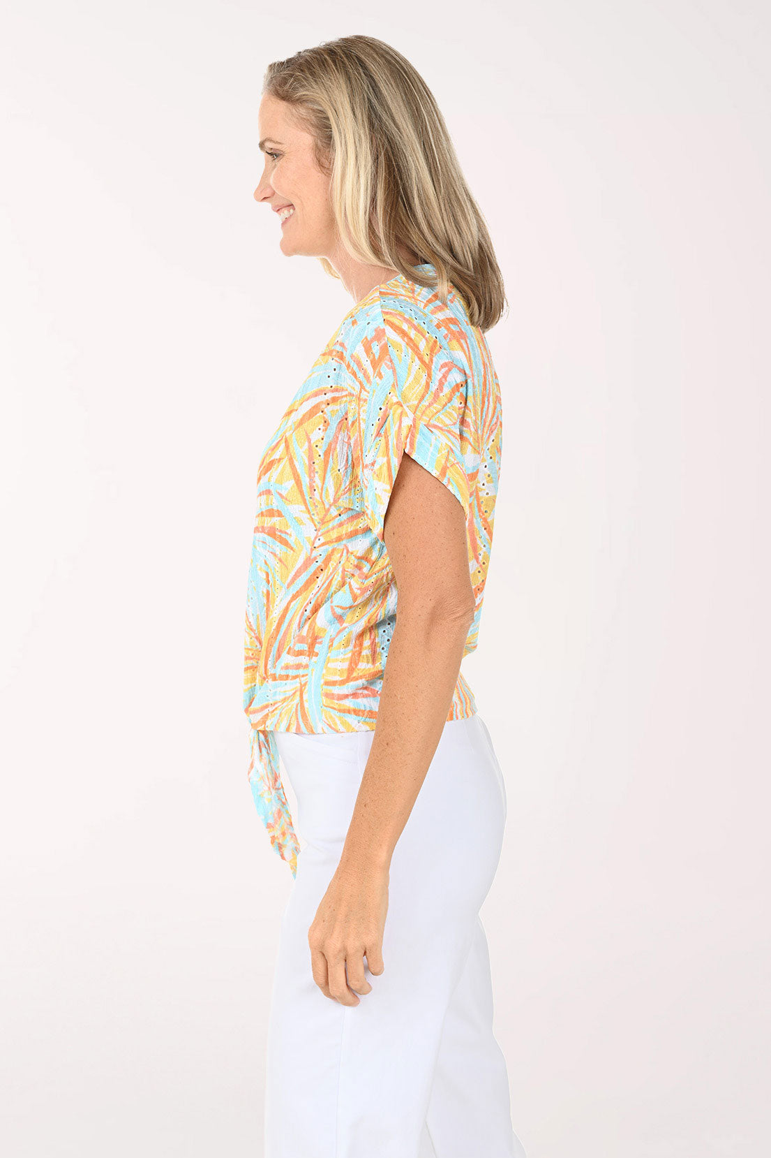 Fun In The Sun Breezy Leaf Shirt
