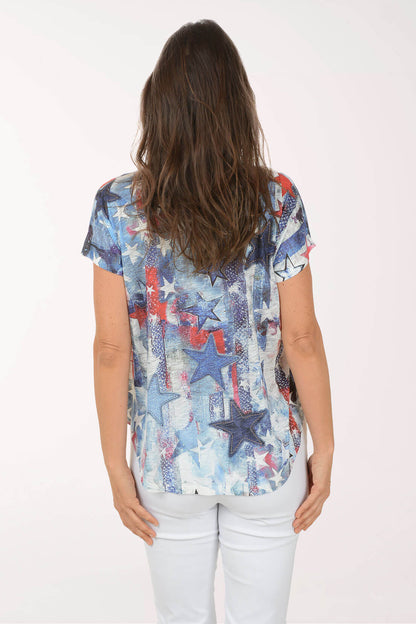 Glory Days Slub Knit Short Sleeve Top
