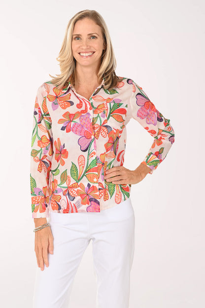 Colorful Clover Long Sleeve Shirt