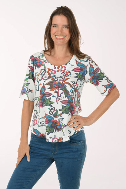 Orla Elbow Sleeve Tee