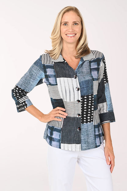 Juliette Cotton 3/4 Sleeve Shirt