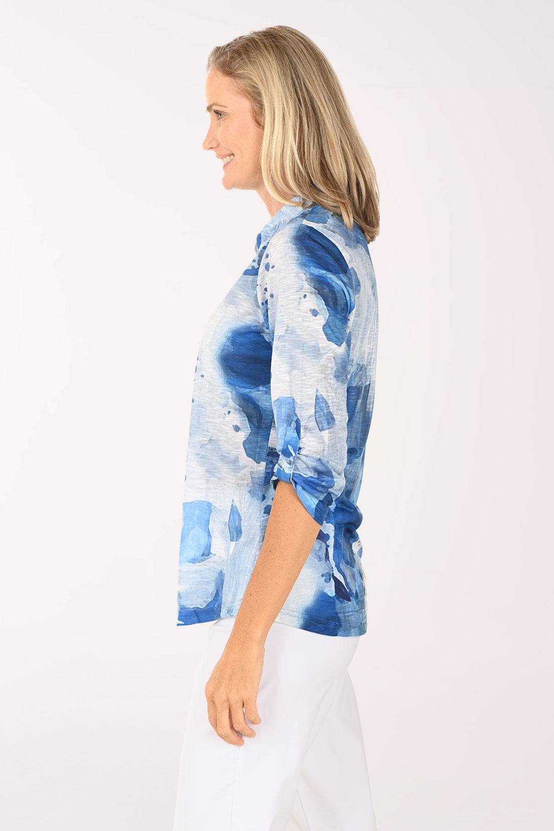 Storm Cloud Slub-Knit Shirt