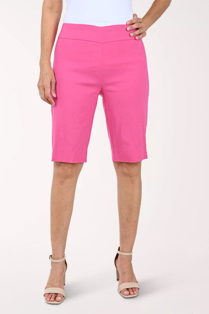 Solid Stretch Pull-On Bermuda Short